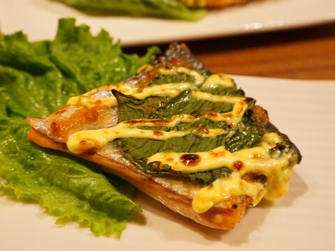 鮭の焦がし味噌マヨ焼き